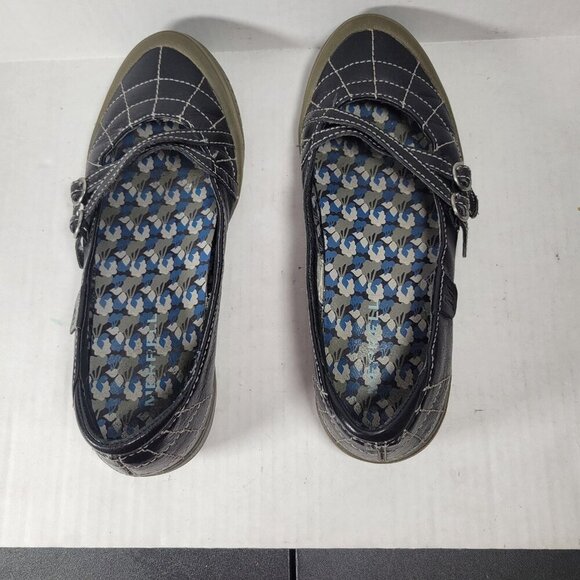 Merrell Zodiac Black Mary Jane Women’s Leather Casual Walking Flats  Size 7 - Picture 4 of 8